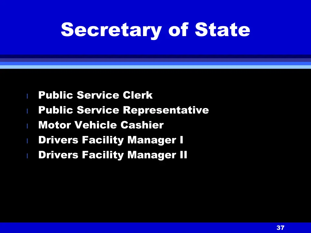 secretary of state 1