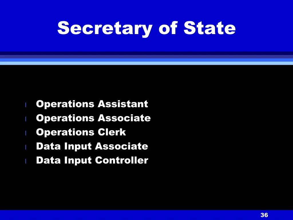 secretary of state