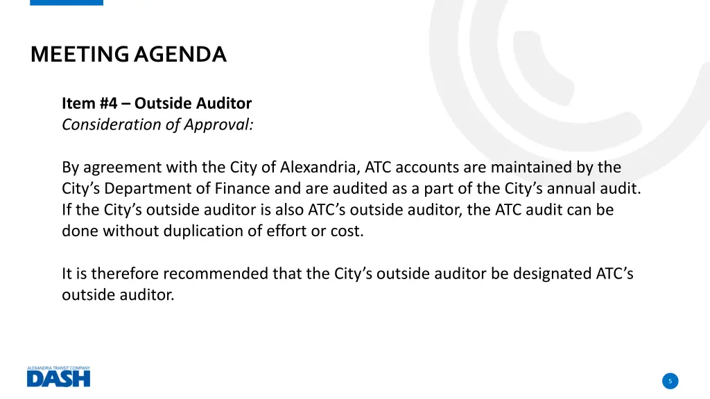 meeting agenda 3