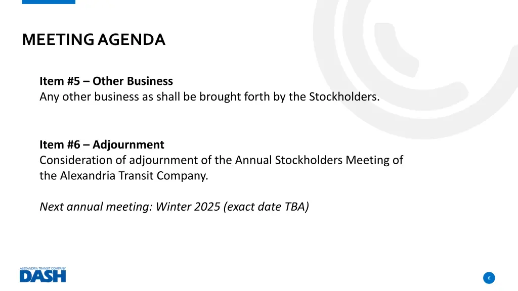 meeting agenda 4