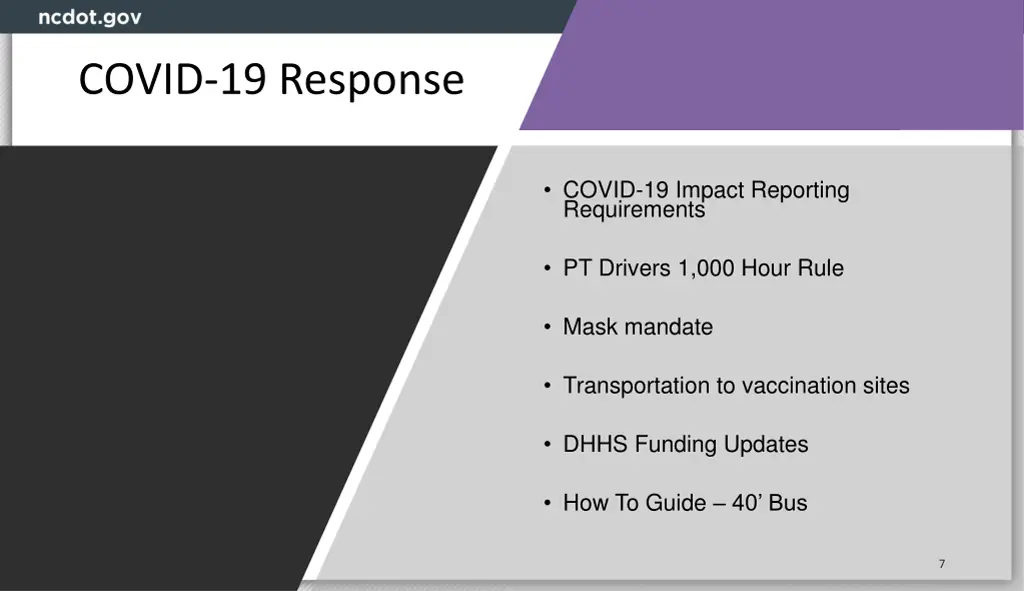 covid 19 response