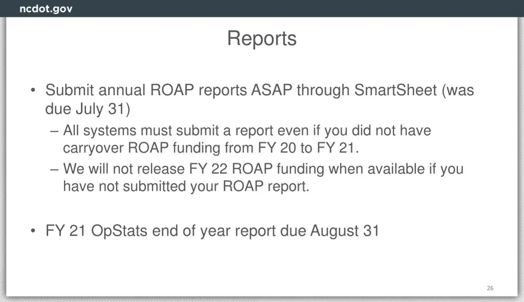 reports