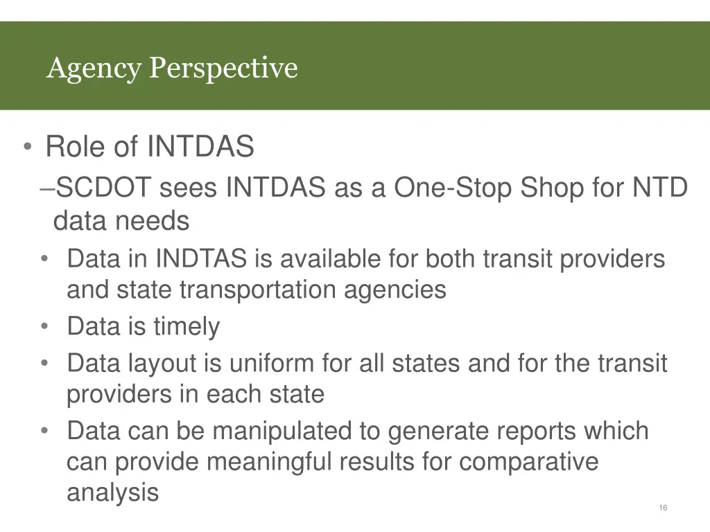 agency perspective 11