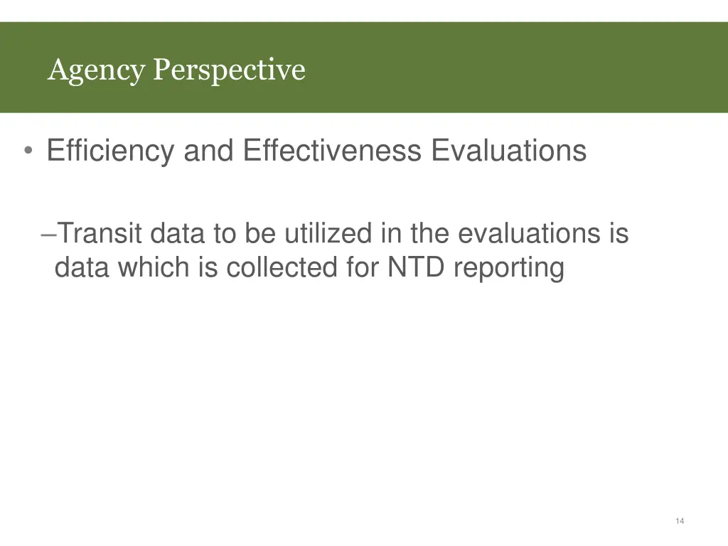 agency perspective 9