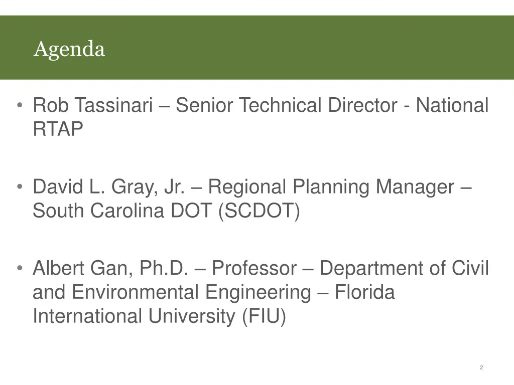 agenda
