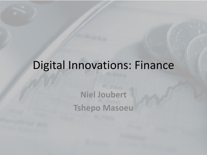 digital innovations finance