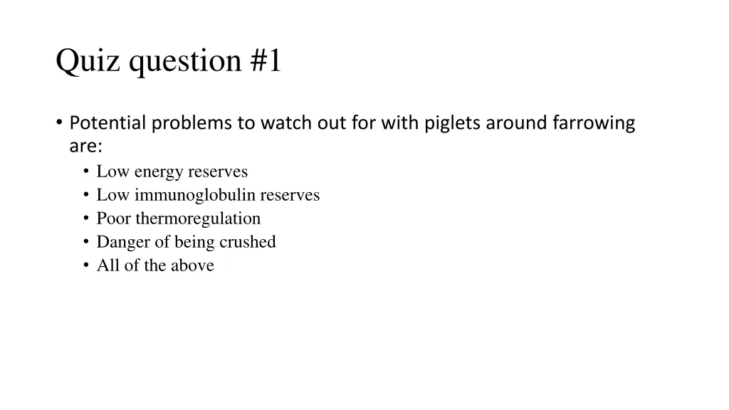 quiz question 1