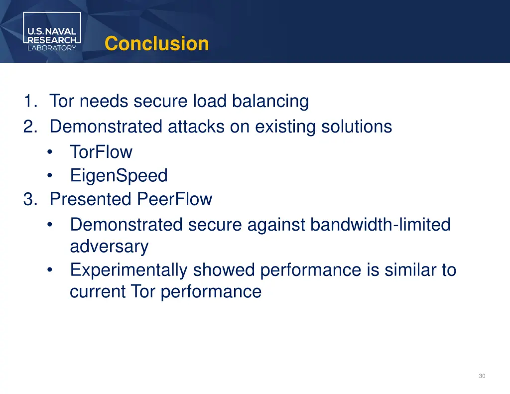conclusion
