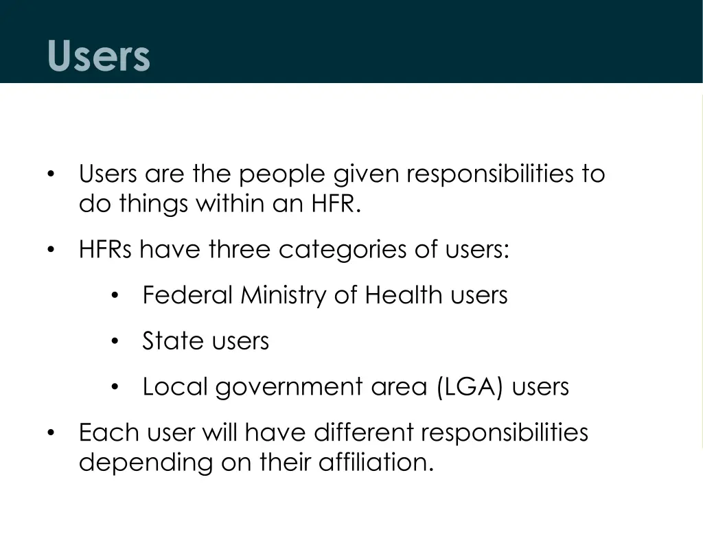 users