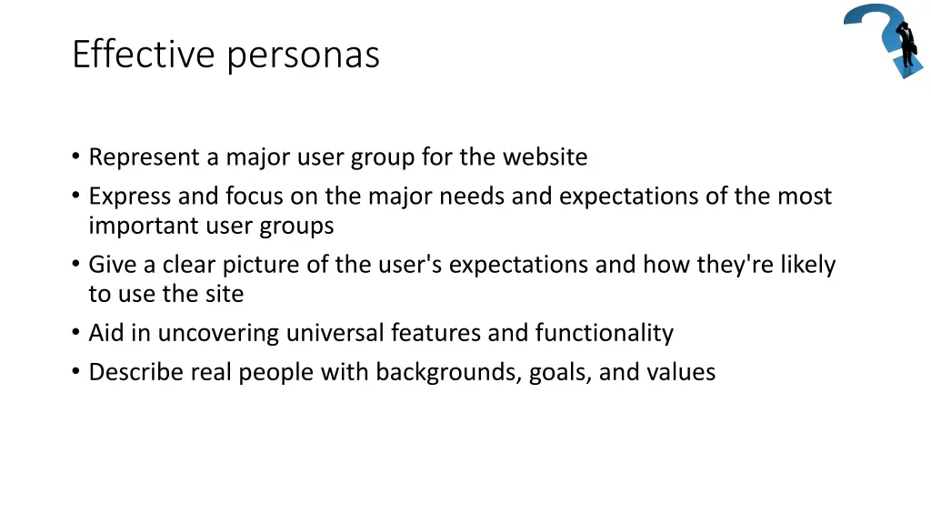 effective personas