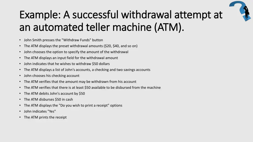 example a example a successful withdrawal attempt