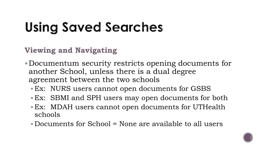 using saved searches 5