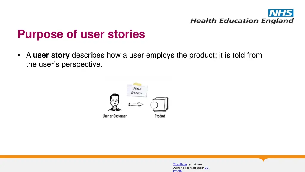 purpose of user stories