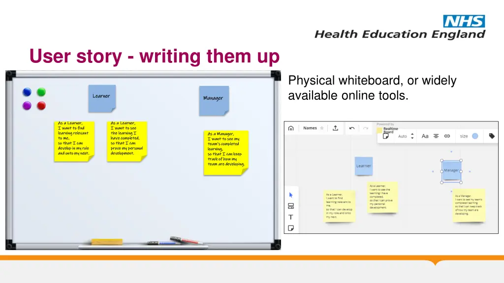 user story writing them up