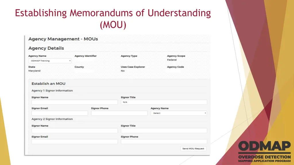establishing memorandums of understanding mou 1