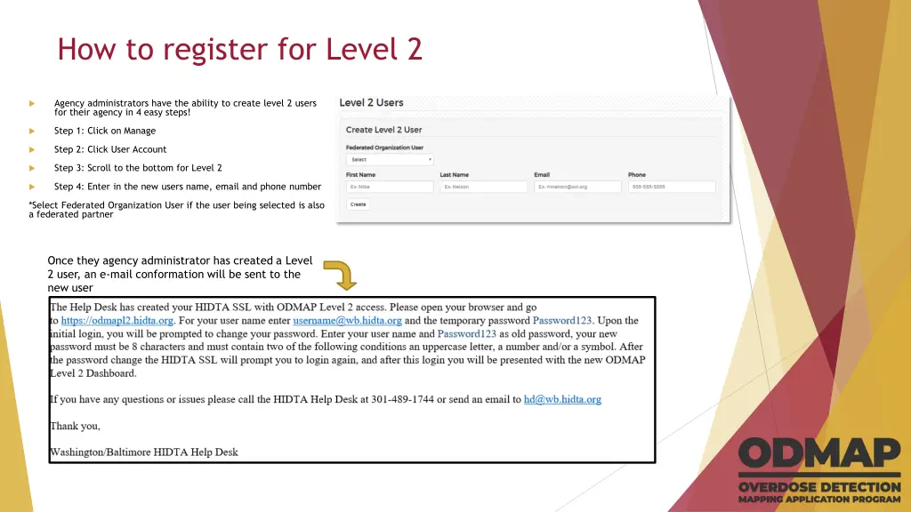 how to register for level 2