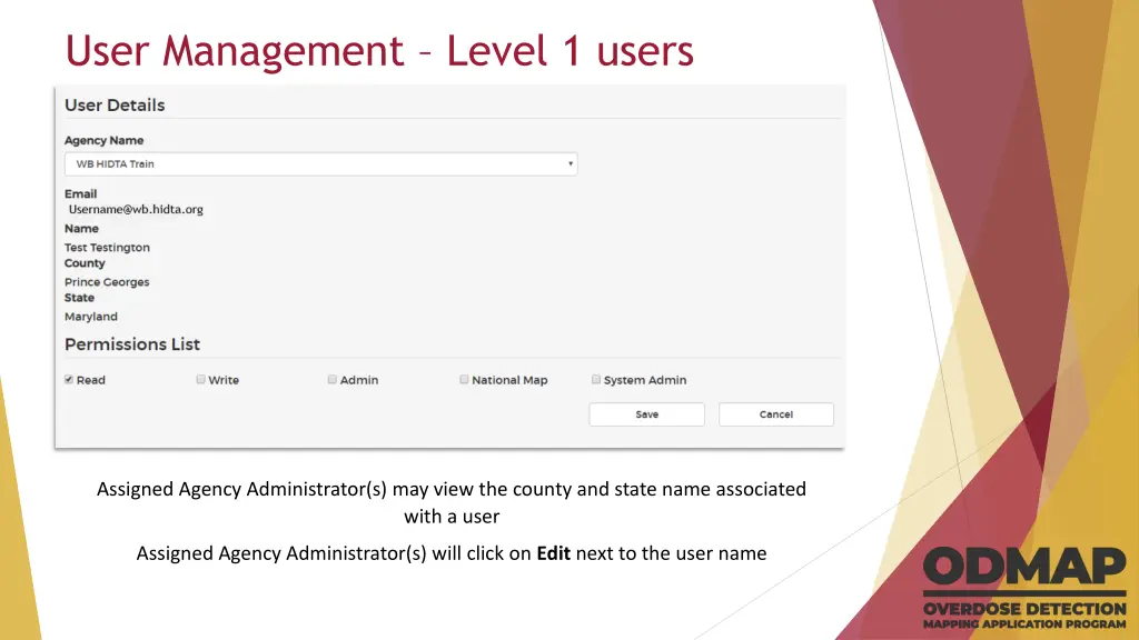 user management level 1 users 2