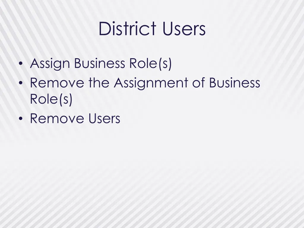 district users