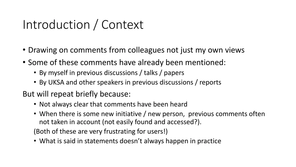 introduction context
