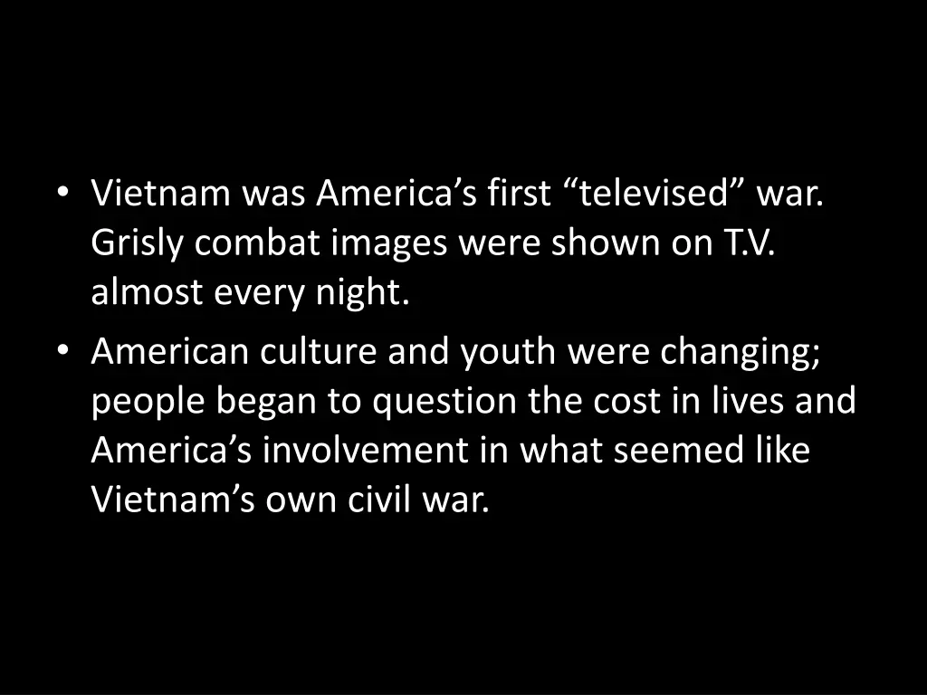 vietnam was america s first televised war grisly