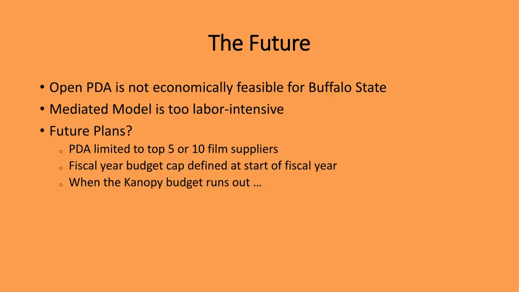 the future the future