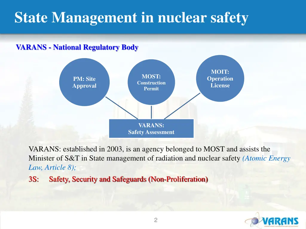 state management in nuclear safety