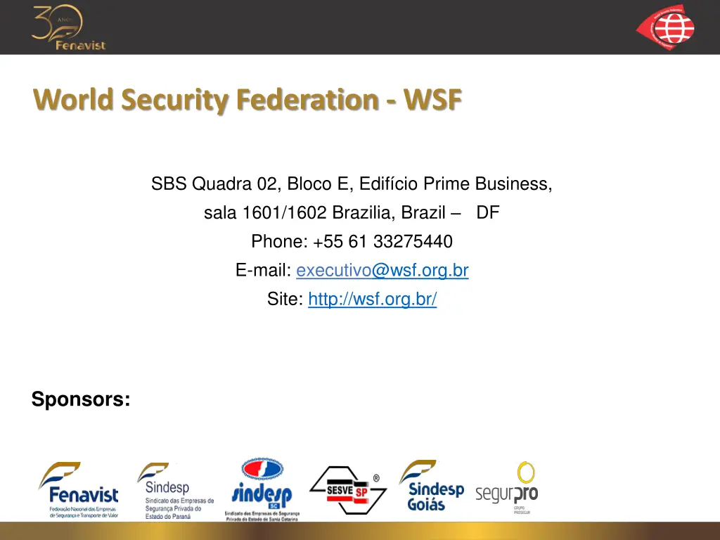 world security federation wsf