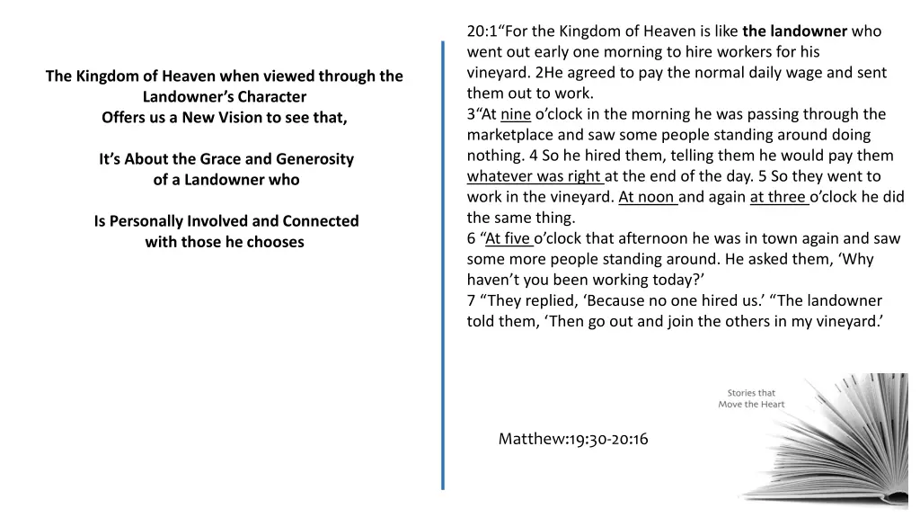 20 1 for the kingdom of heaven is like