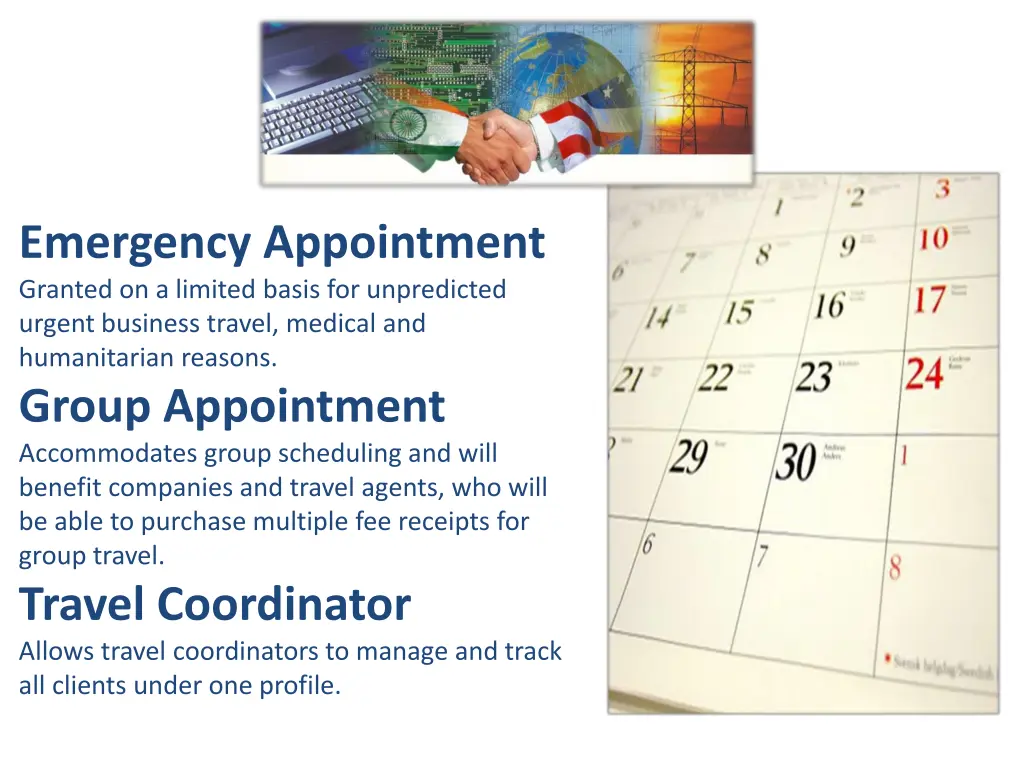 emergency appointment granted on a limited basis