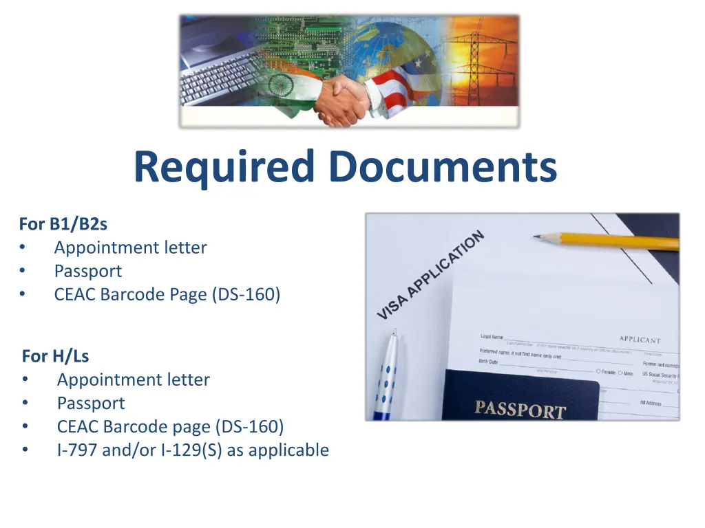 required documents