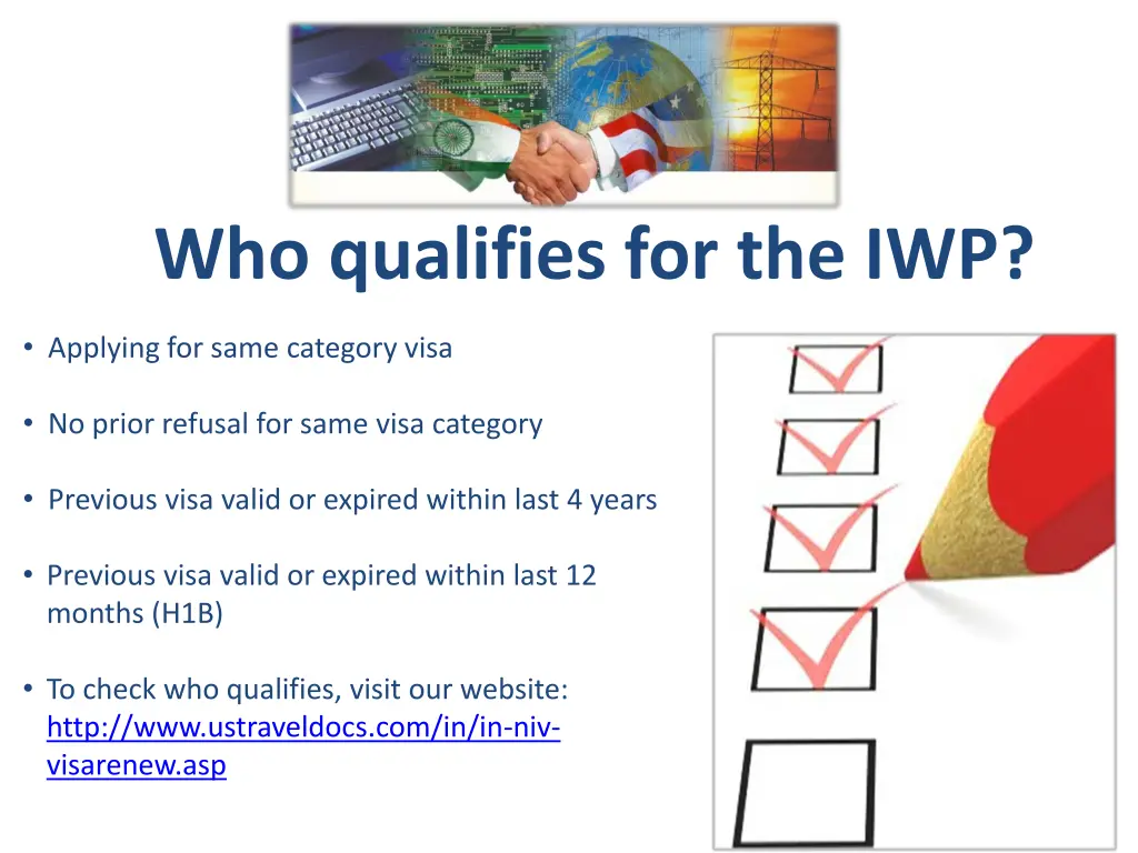 who qualifies for the iwp