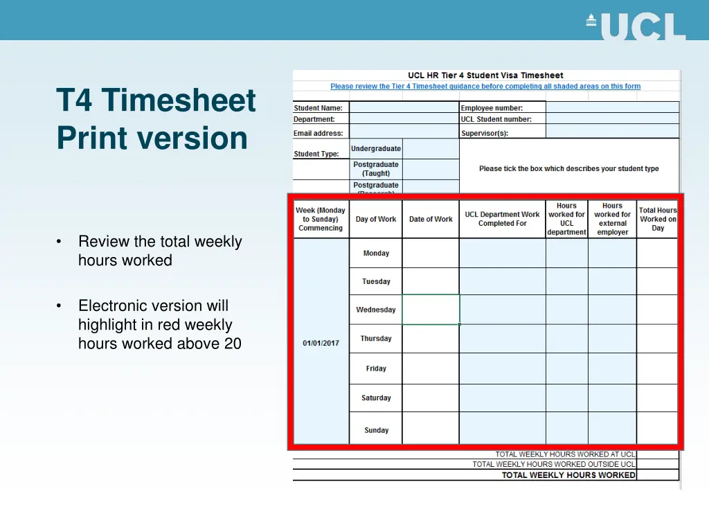 t4 timesheet print version