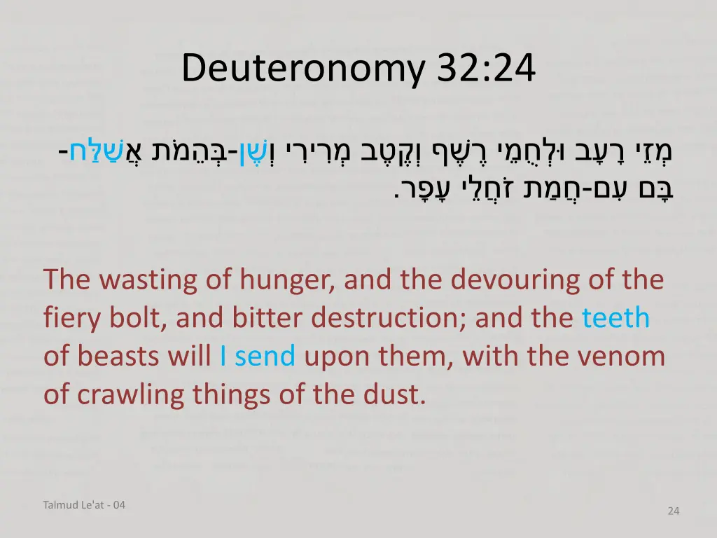 deuteronomy 32 24