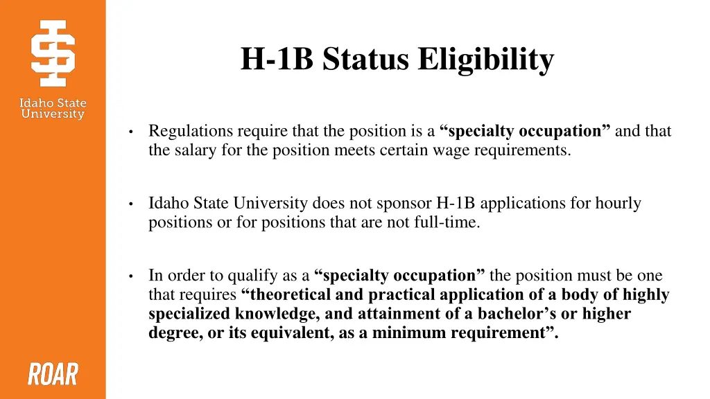 h 1b status eligibility