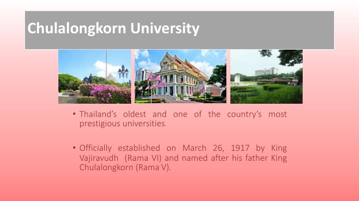 chulalongkorn university