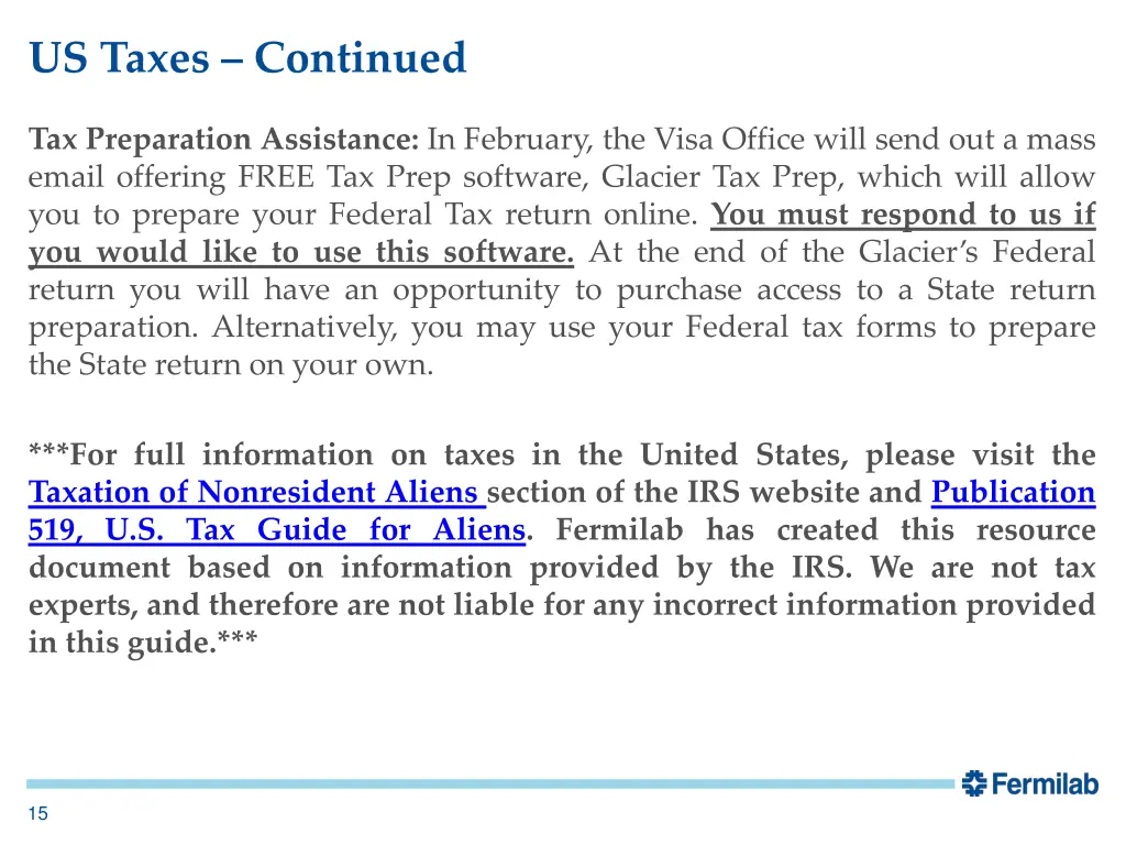 us taxes continued
