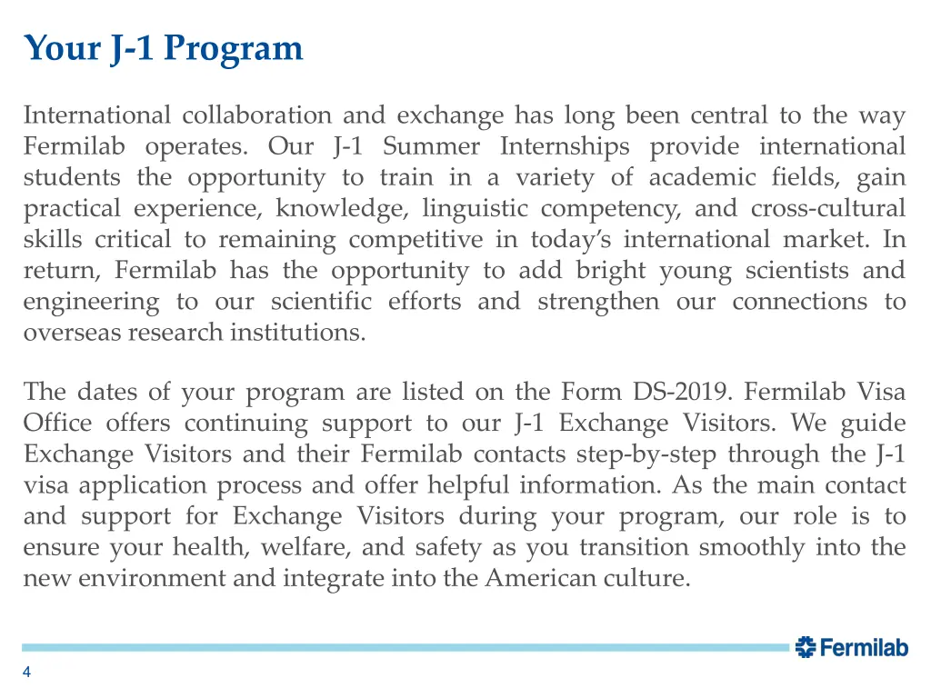 your j 1 program