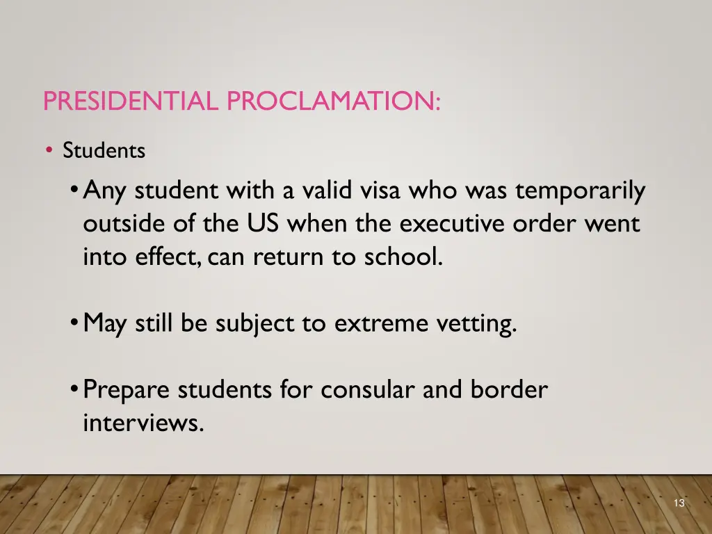 presidential proclamation 3