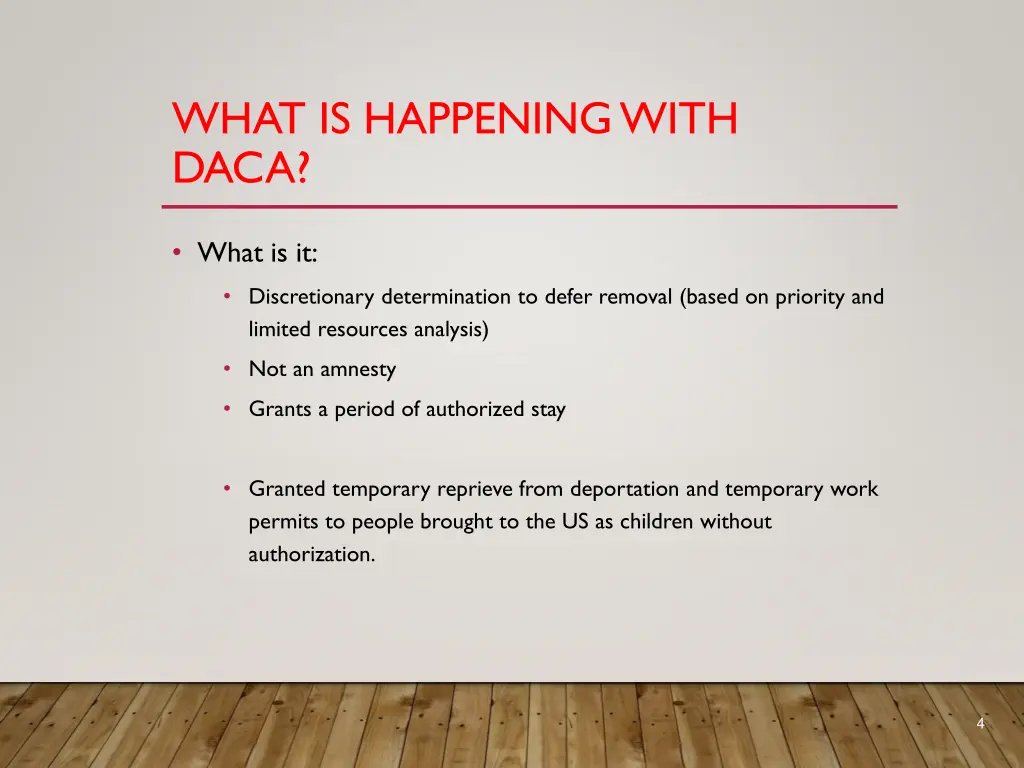 what is happening with daca