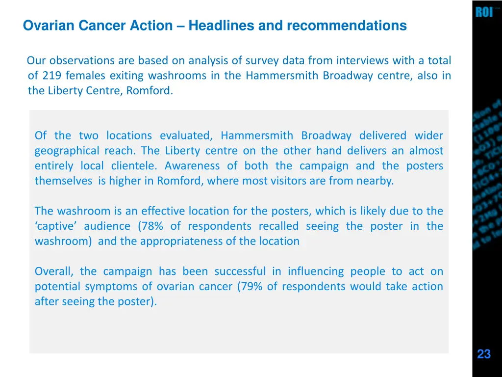 ovarian cancer action headlines
