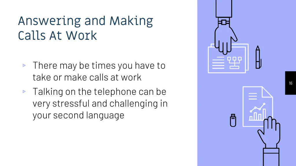 answering and making calls at work 2