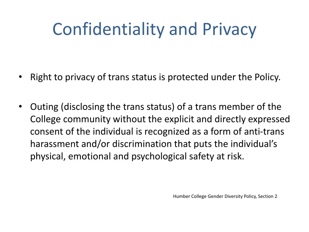 confidentiality and privacy