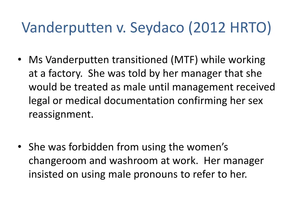 vanderputten v seydaco 2012 hrto