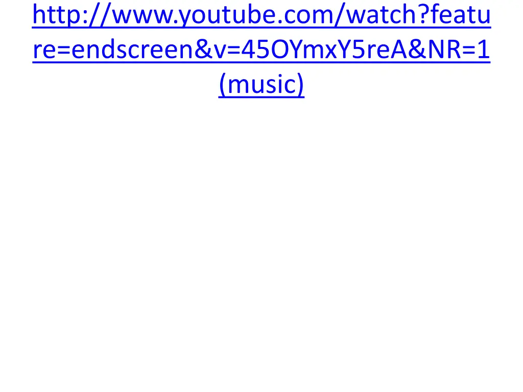 http www youtube com watch featu re endscreen