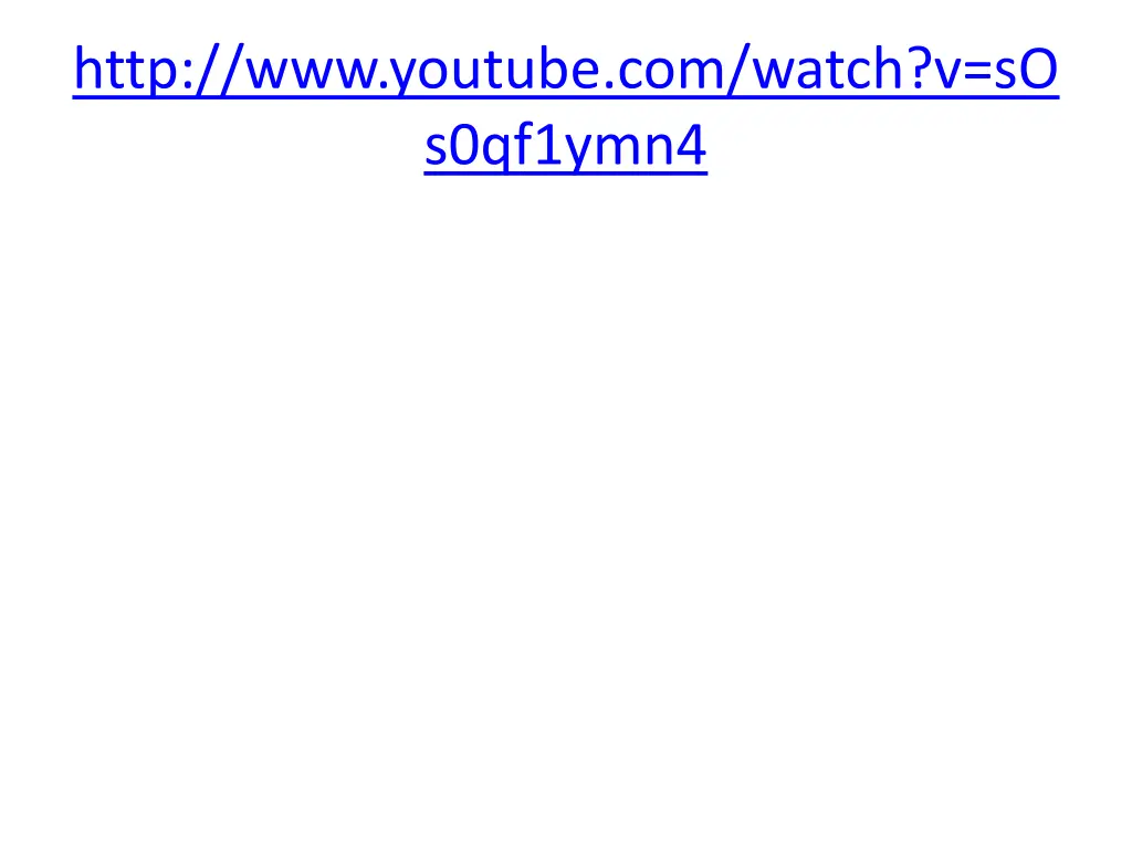 http www youtube com watch v so s0qf1ymn4