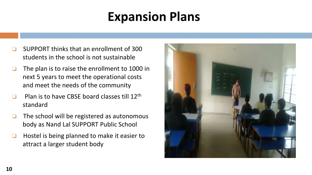 expansion plans
