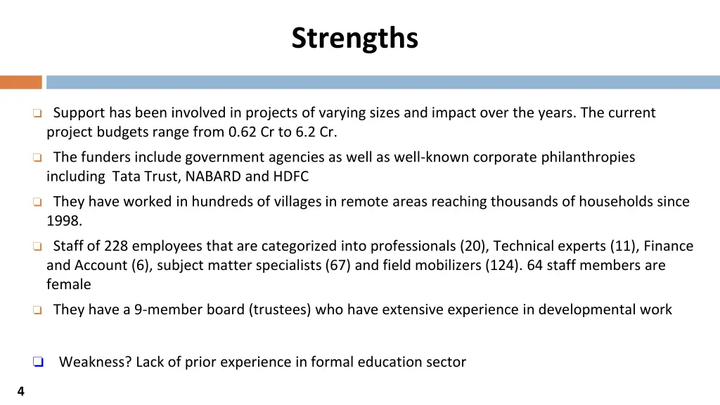 strengths