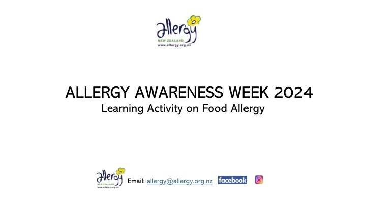 allergy awareness week 2024 learning activity