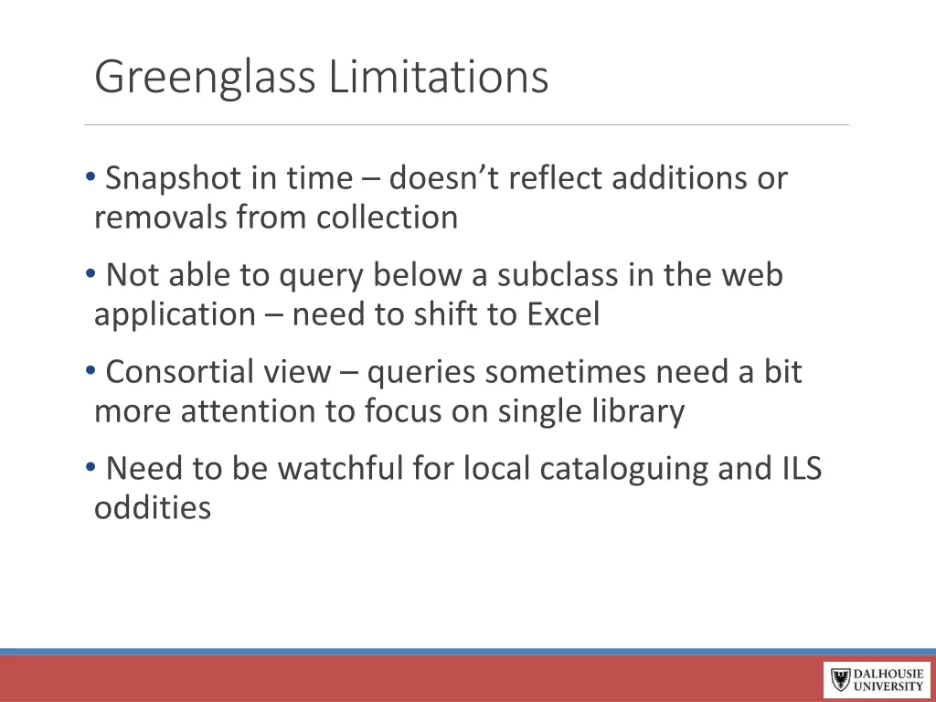 greenglass limitations