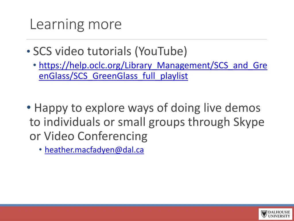 learning more